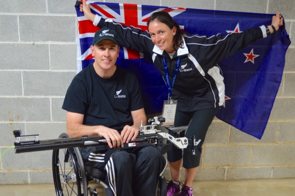Michael Johnson at the IPC Shooting World Cup