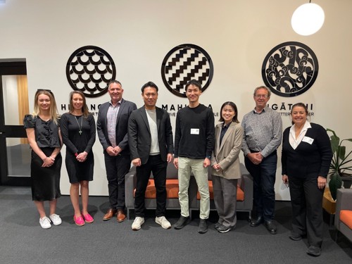 Delegation from Japan at the Sport NZ office