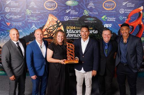 NGĀ IKA Ā WHIRO | Māori Sports Team of the Year New Zealand Māori Development team – whutupōro | rugby. Maori Sports Awards, Mercury Baypark Arena, Tauranga on Saturday November 30 2024. Photo credit: Stephen Parker / www.photosport.nz