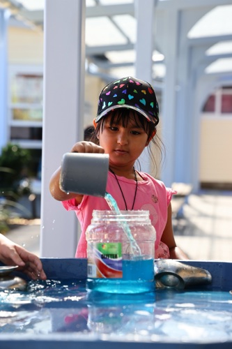 A science lesson encourages curiosity and play