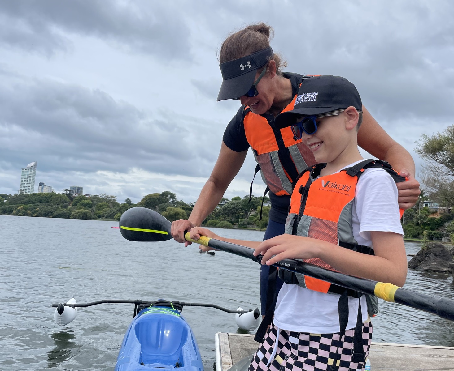 Danika And Blind Paddler