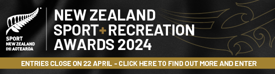 NZ Sport And Rec Awards 2024 banner