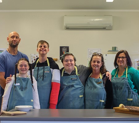 Some of the friendly faces you may see at student-led Ako Café.