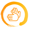 Hands signing icon